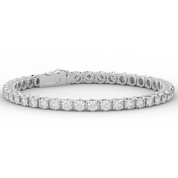 10.50CT.TW ROUND LAB DIAMOND TENNIS BRACELET - Nazarelle