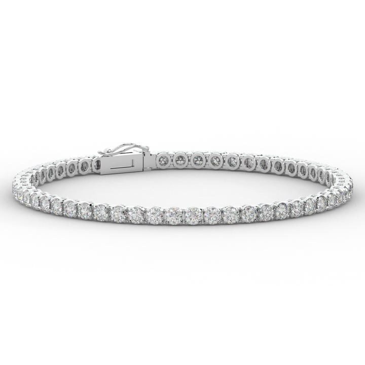 5.75CT.TW ROUND LAB DIAMOND TENNIS BRACELET - Nazarelle