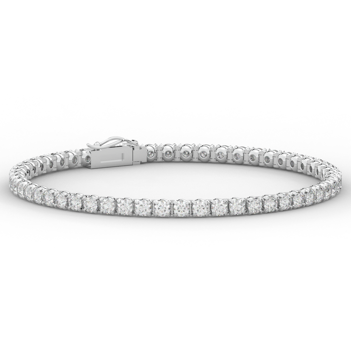 5.30CT.TW ROUND LAB DIAMOND TENNIS BRACELET - Nazarelle