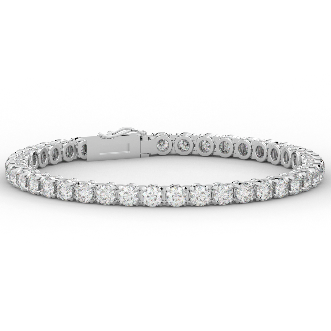 10.50CT.TW ROUND LAB DIAMOND TENNIS BRACELET - Nazarelle