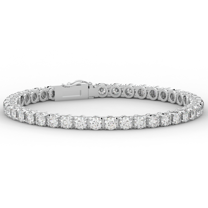 10.50CT.TW ROUND LAB DIAMOND TENNIS BRACELET - Nazarelle