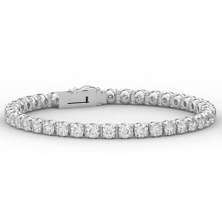 10.50CT.TW ROUND LAB DIAMOND TENNIS BRACELET - Nazarelle