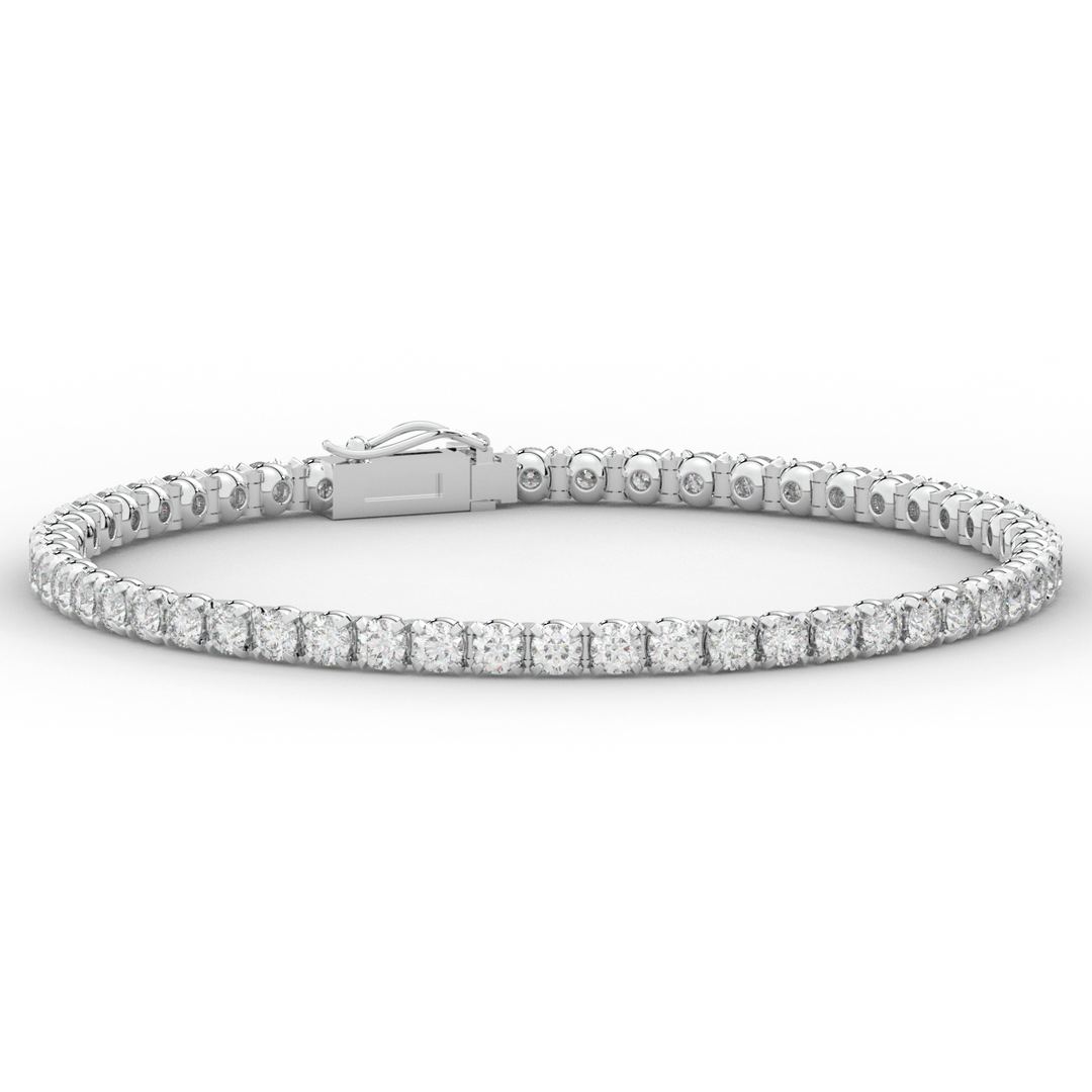 5.30CT.TW ROUND LAB DIAMOND TENNIS BRACELET - Nazarelle