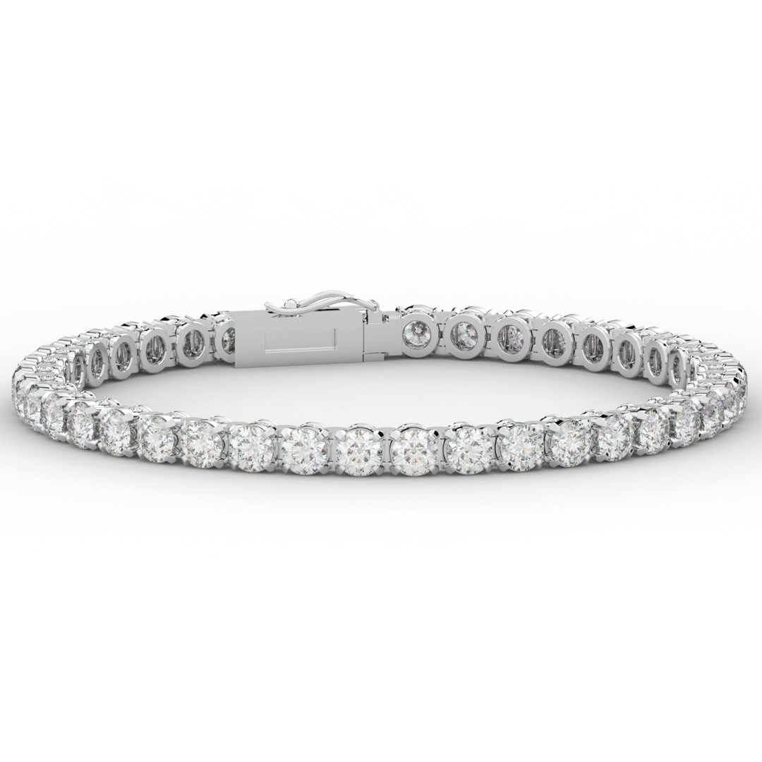 10.50CT.TW ROUND LAB DIAMOND TENNIS BRACELET - Nazarelle