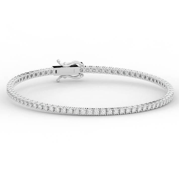 3.00CT.TW ROUND LAB DIAMOND TENNIS BRACELET