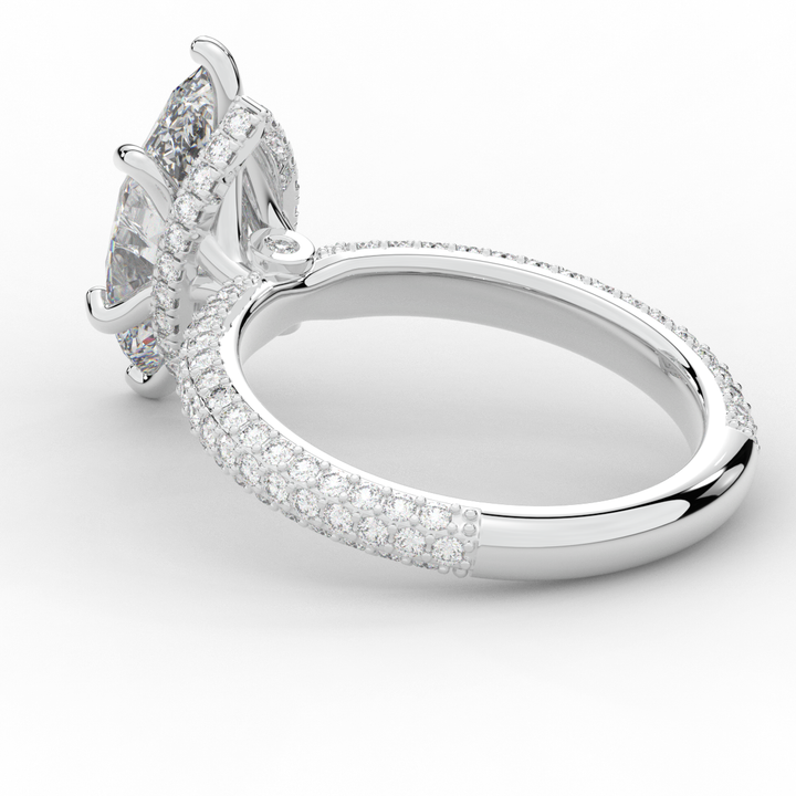 2.60CT.TW MARQUISE LAB DIAMOND ENGAGEMENT RING