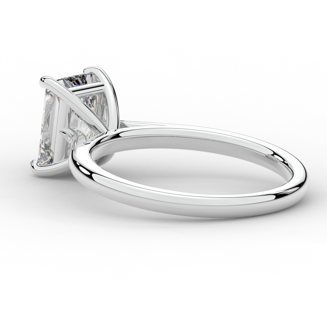 2.00CT RADIANT LAB DIAMOND SOLITAIRE ENGAGEMENT RING