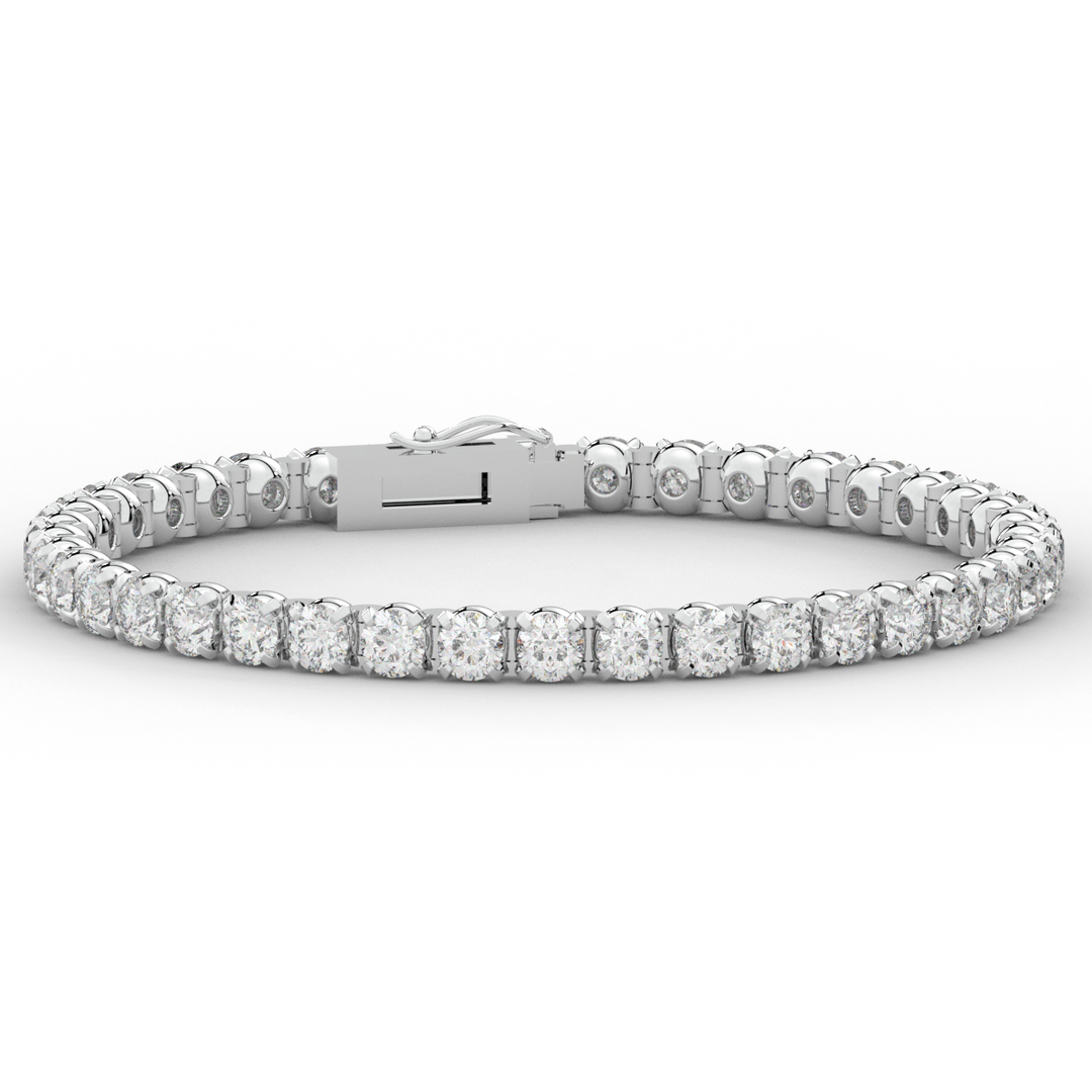 10.50CT.TW ROUND LAB DIAMOND TENNIS BRACELET - Nazarelle