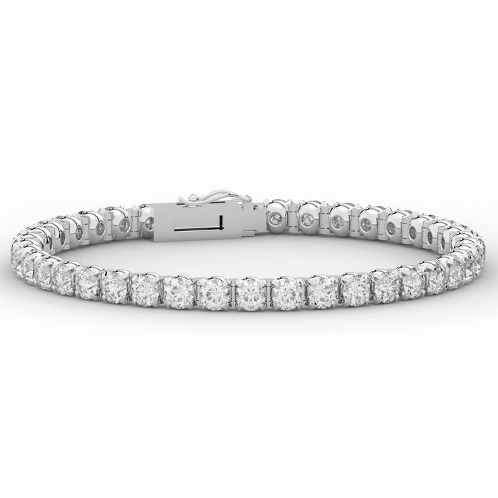 10.50CT.TW ROUND LAB DIAMOND TENNIS BRACELET - Nazarelle