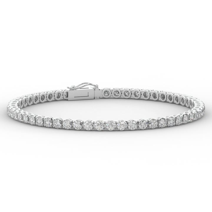 5.75CT.TW ROUND LAB DIAMOND TENNIS BRACELET - Nazarelle