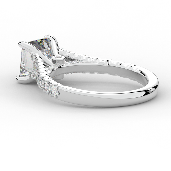 2.45CT.TW ASSCHER LAB DIAMOND ENGAGEMENT RING