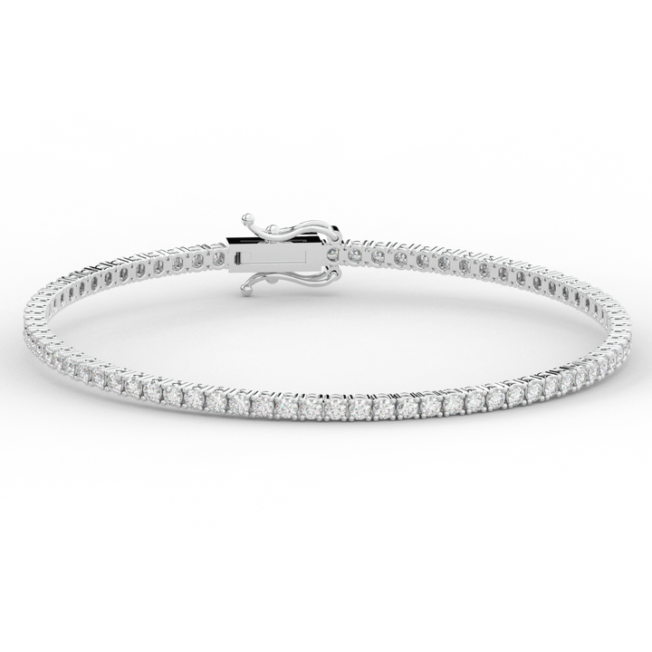 3.00CT.TW ROUND LAB DIAMOND TENNIS BRACELET