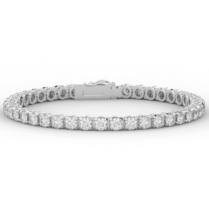 10.50CT.TW ROUND LAB DIAMOND TENNIS BRACELET - Nazarelle