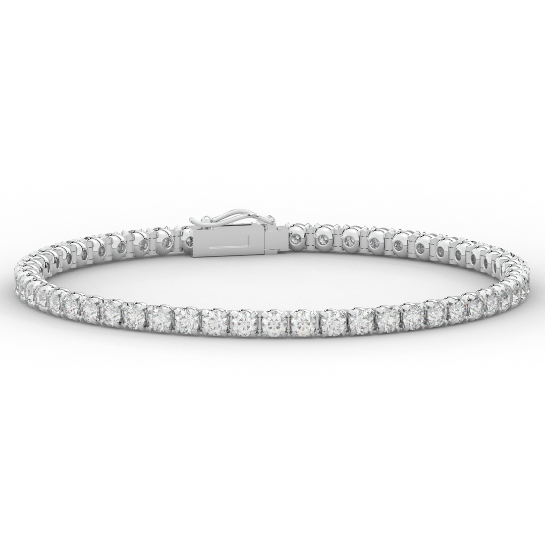 5.30CT.TW ROUND LAB DIAMOND TENNIS BRACELET - Nazarelle