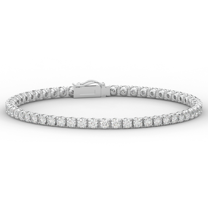 5.30CT.TW ROUND LAB DIAMOND TENNIS BRACELET - Nazarelle