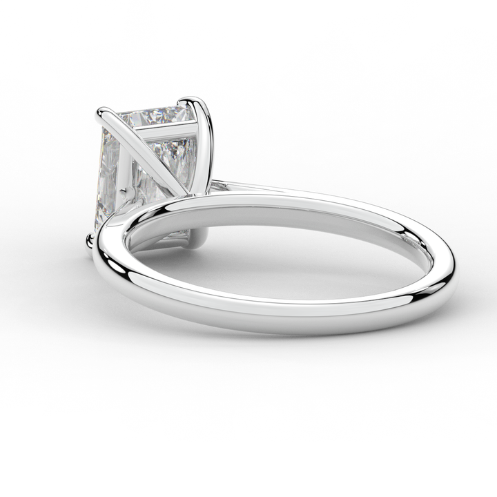 2.00CT RADIANT LAB DIAMOND SOLITAIRE ENGAGEMENT RING