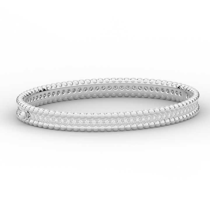 1.20CT.TW ROUND LAB DIAMOND ETERNITY BANGLE