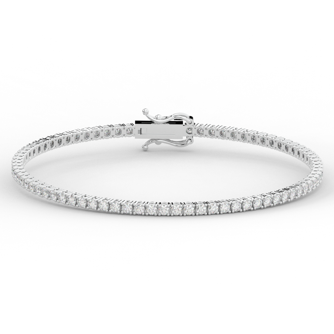 3.00CT.TW ROUND LAB DIAMOND TENNIS BRACELET