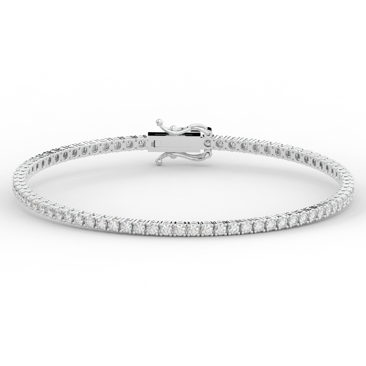 3.00CT.TW ROUND LAB DIAMOND TENNIS BRACELET