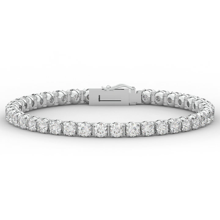 10.50CT.TW ROUND LAB DIAMOND TENNIS BRACELET - Nazarelle