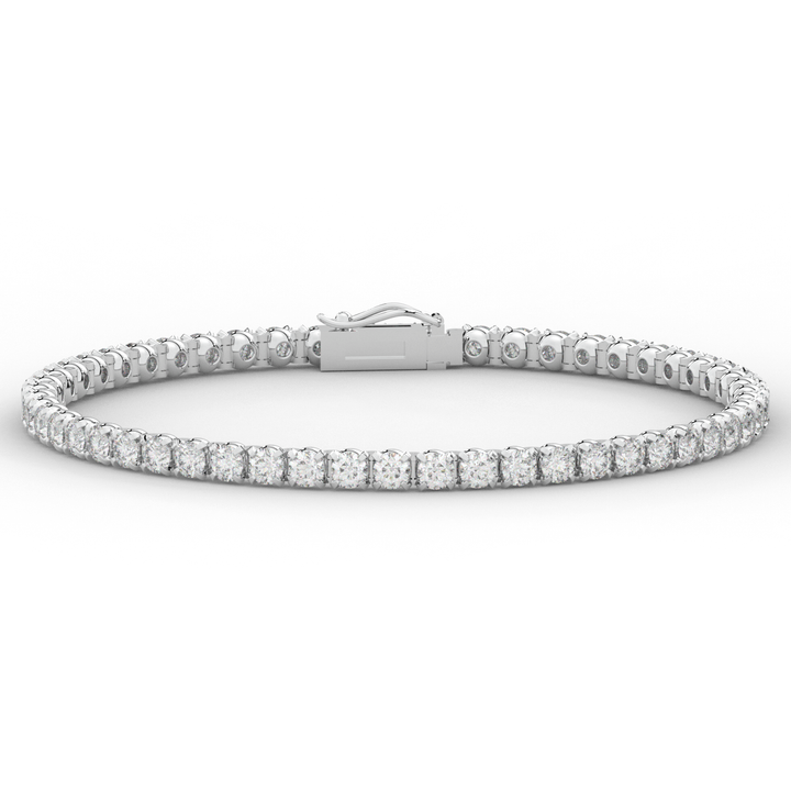 5.30CT.TW ROUND LAB DIAMOND TENNIS BRACELET - Nazarelle