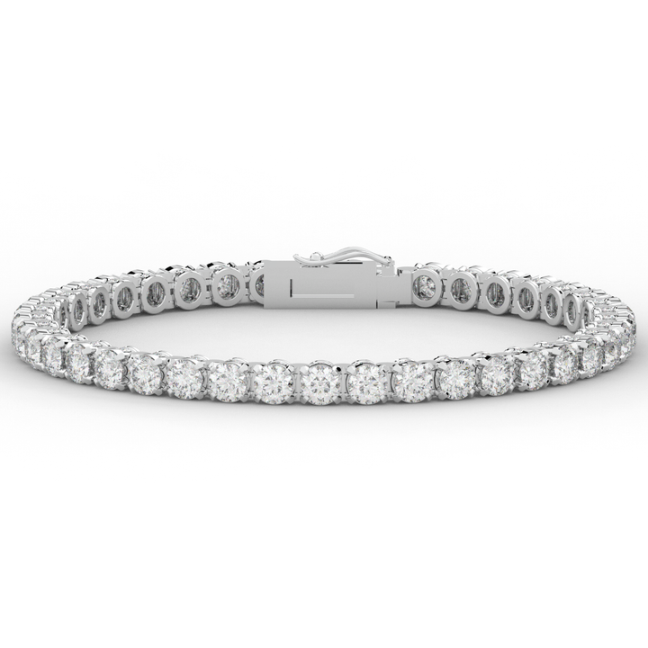 10.50CT.TW ROUND LAB DIAMOND TENNIS BRACELET - Nazarelle