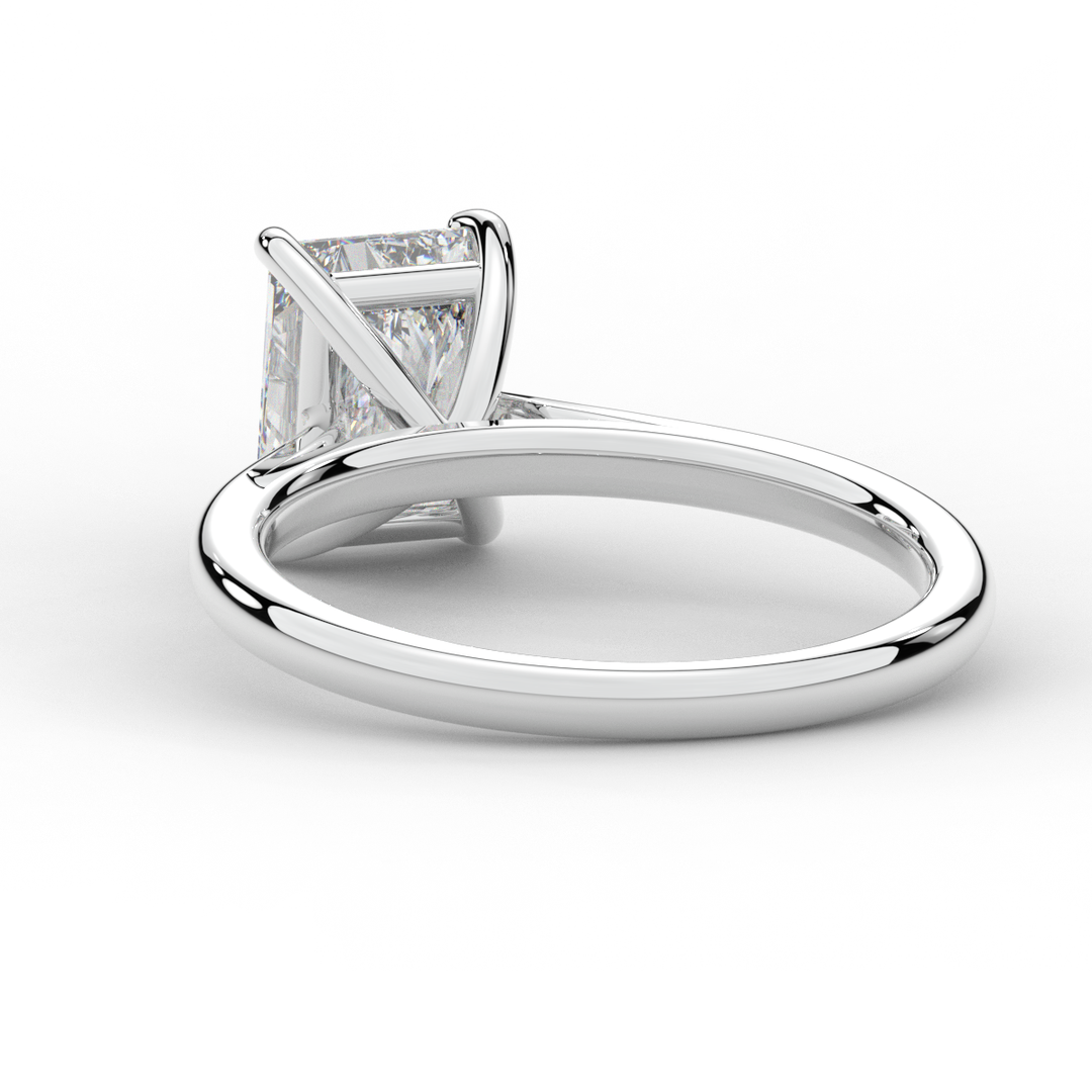 2.00CT RADIANT LAB DIAMOND SOLITAIRE ENGAGEMENT RING