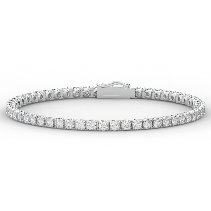 5.30CT.TW ROUND LAB DIAMOND TENNIS BRACELET - Nazarelle