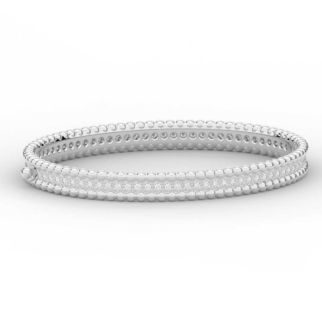 1.20CT.TW ROUND LAB DIAMOND ETERNITY BANGLE