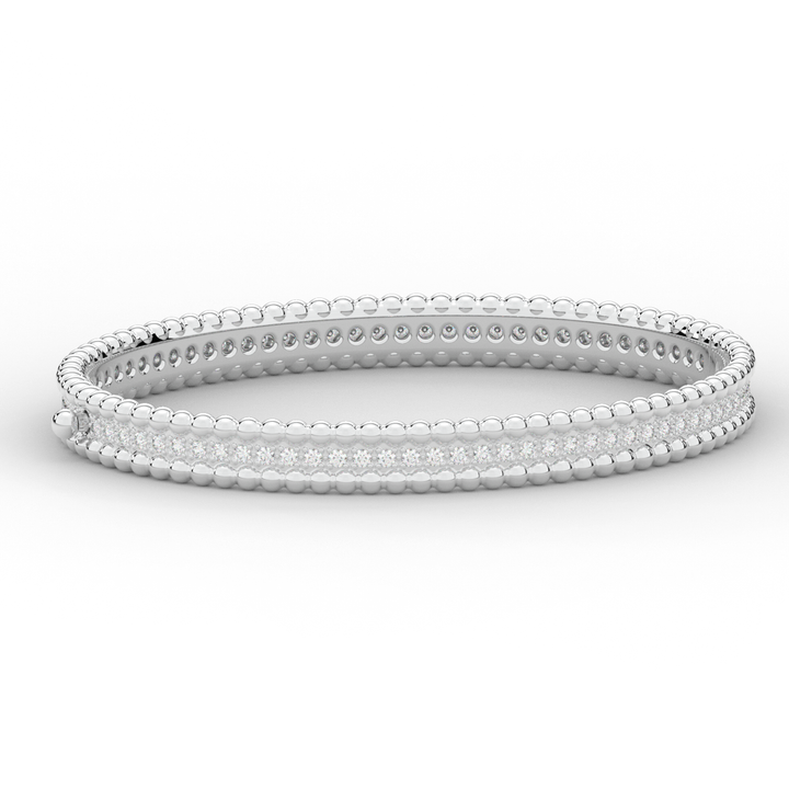 1.20CT.TW ROUND LAB DIAMOND ETERNITY BANGLE