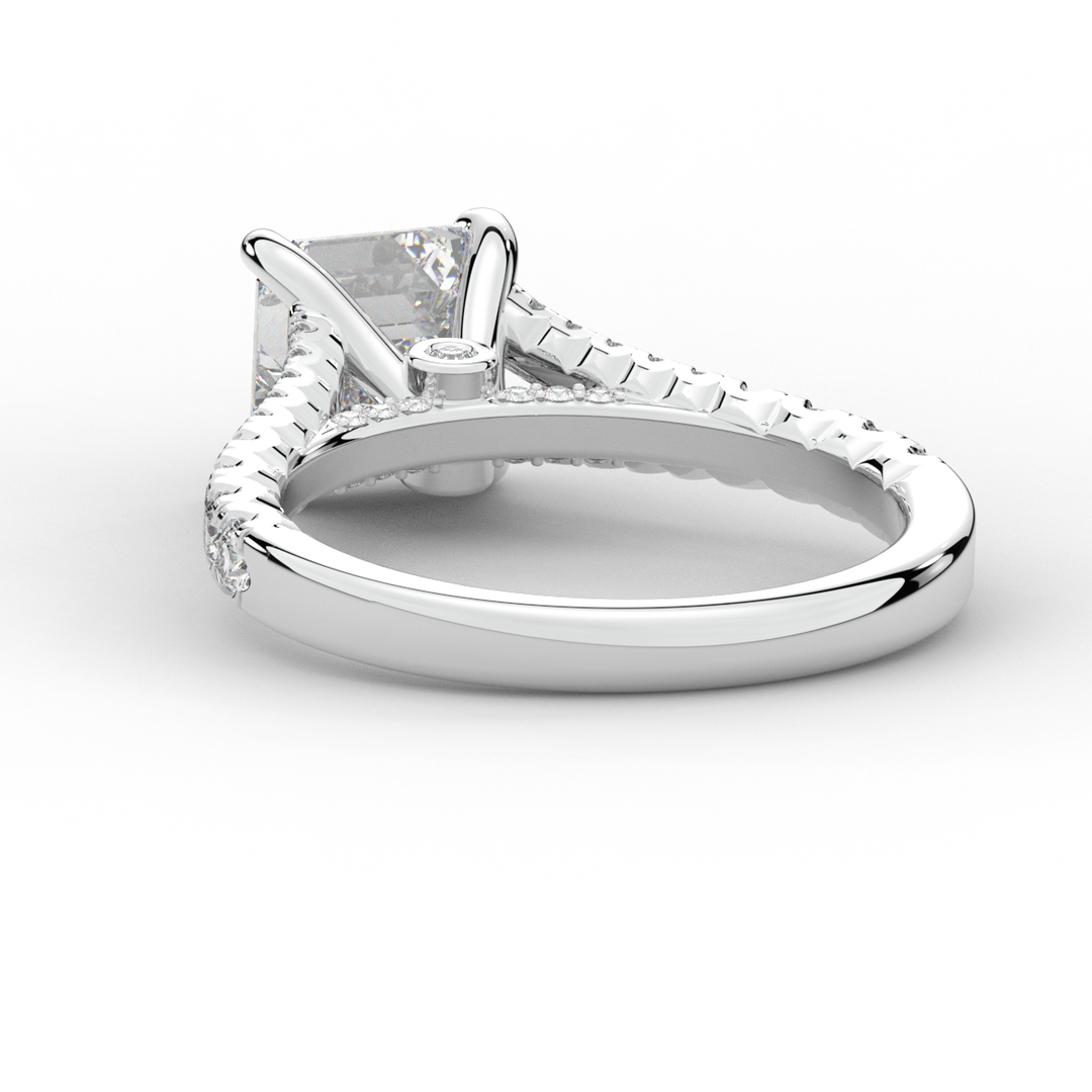 2.45CT.TW ASSCHER LAB DIAMOND ENGAGEMENT RING