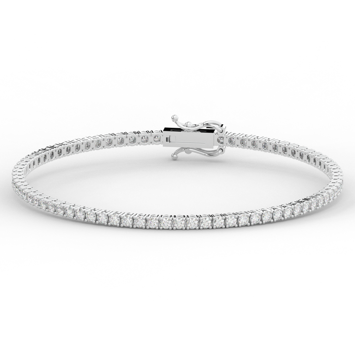 3.00CT.TW ROUND LAB DIAMOND TENNIS BRACELET