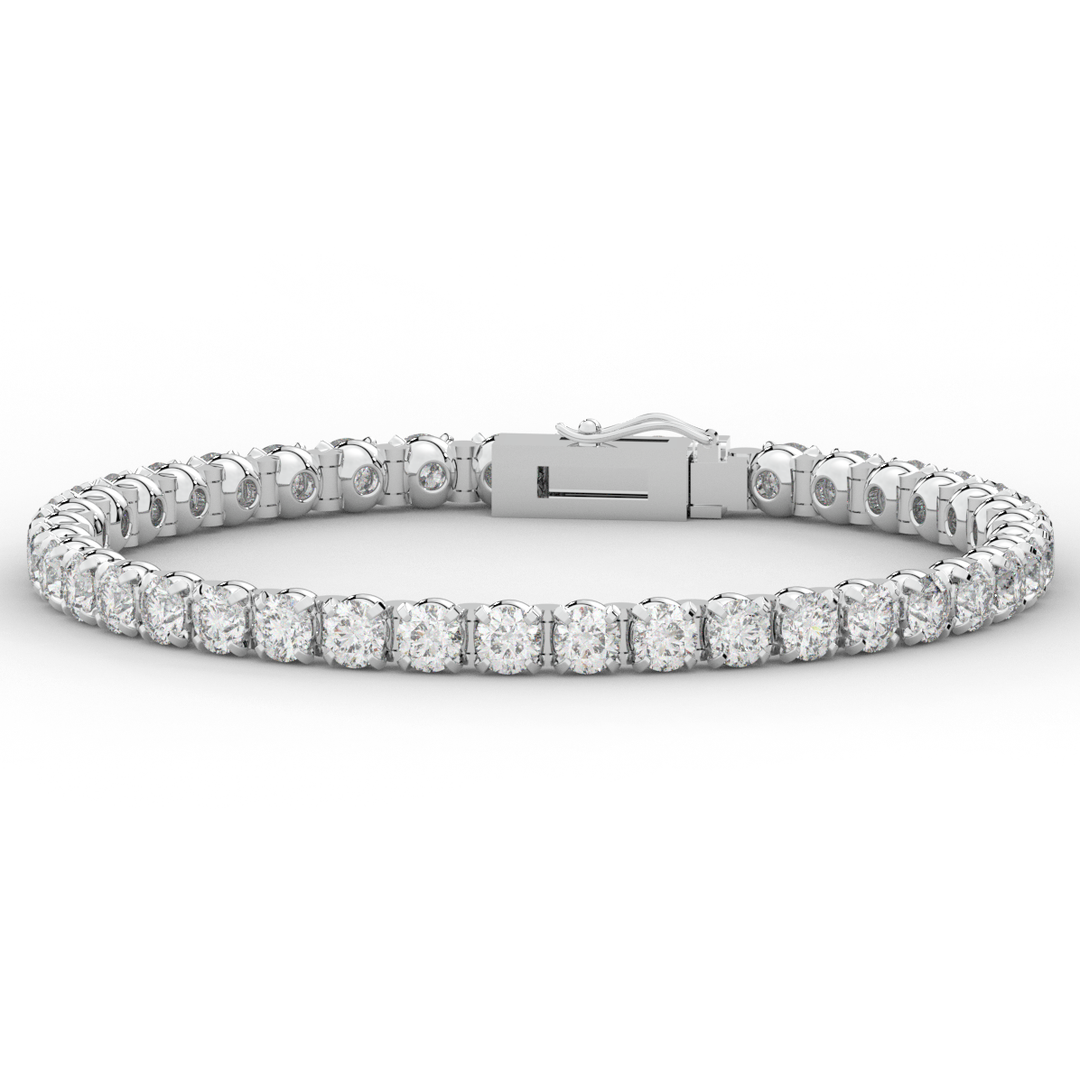 10.50CT.TW ROUND LAB DIAMOND TENNIS BRACELET - Nazarelle