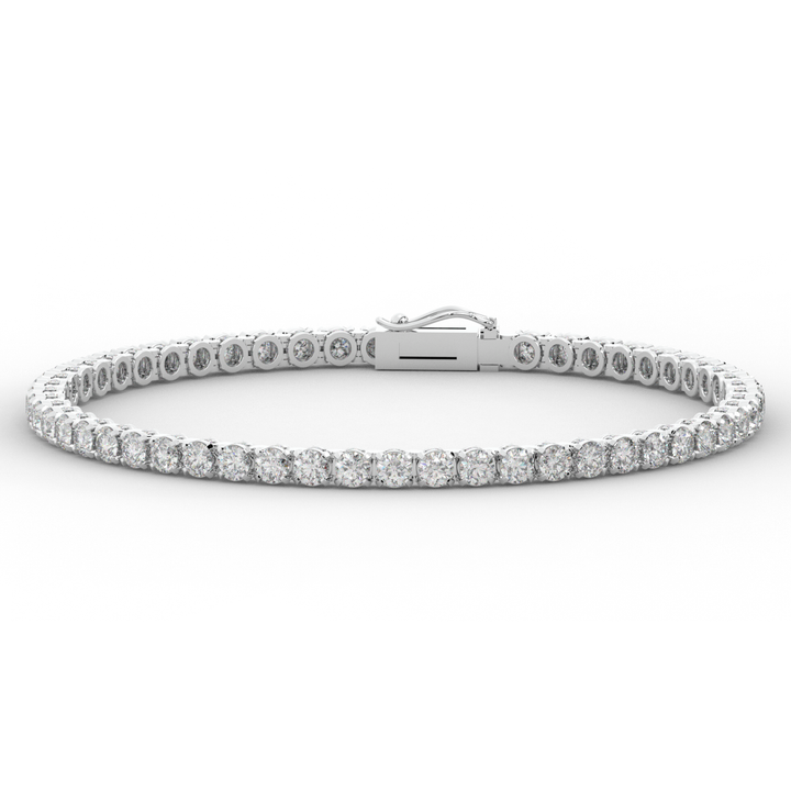 5.75CT.TW ROUND LAB DIAMOND TENNIS BRACELET - Nazarelle