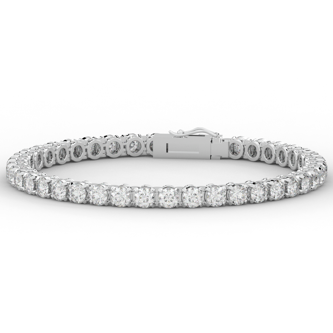 10.50CT.TW ROUND LAB DIAMOND TENNIS BRACELET - Nazarelle