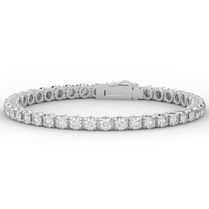 10.50CT.TW ROUND LAB DIAMOND TENNIS BRACELET - Nazarelle