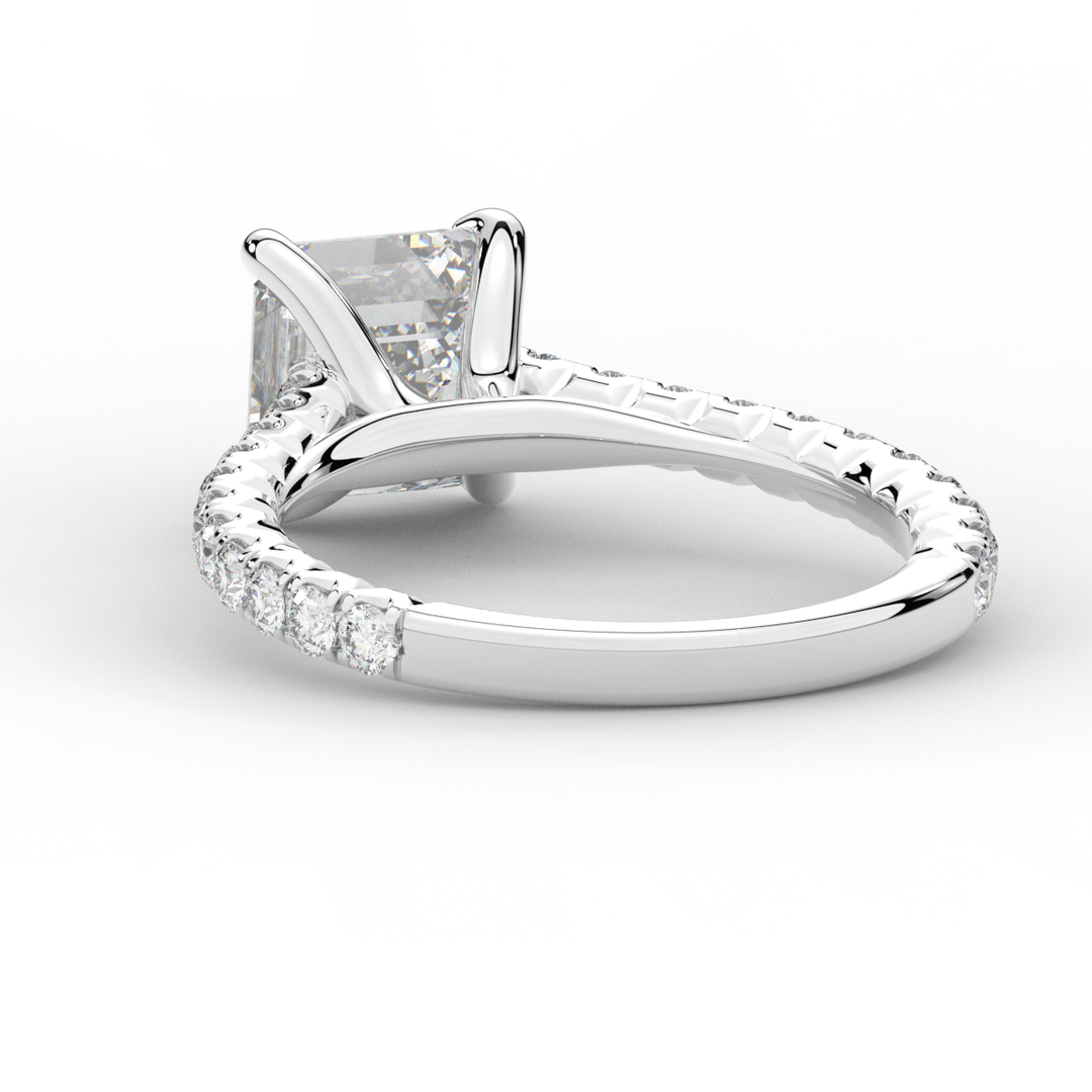 2.40CT.TW ASSCHER LAB DIAMOND ENGAGEMENT RING