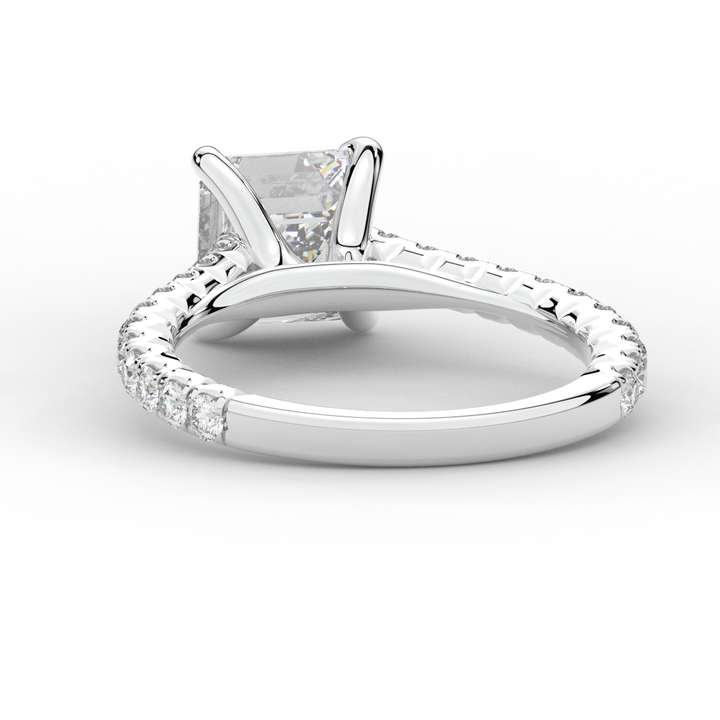 2.40CT.TW ASSCHER LAB DIAMOND ENGAGEMENT RING