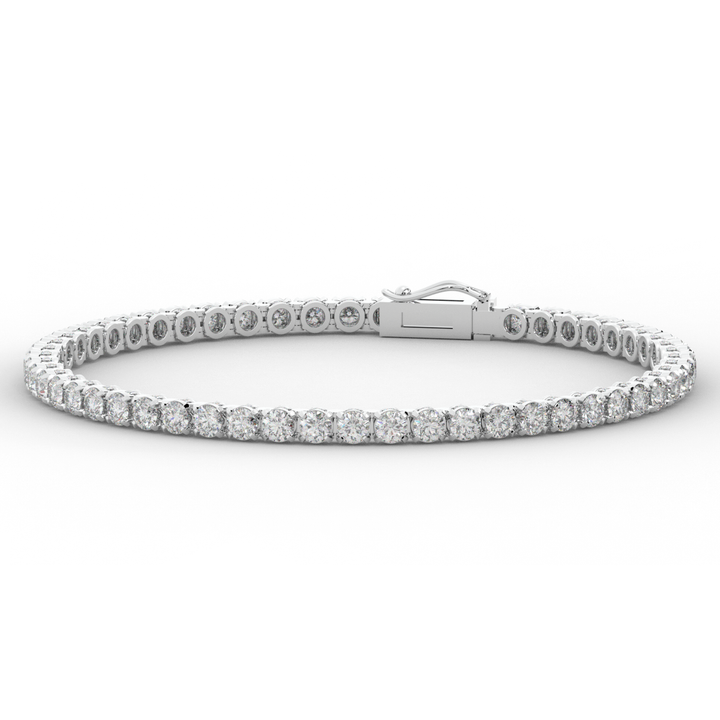 5.75CT.TW ROUND LAB DIAMOND TENNIS BRACELET - Nazarelle