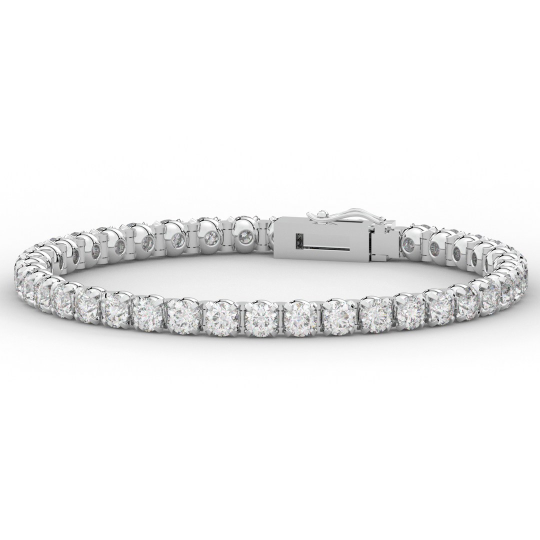 10.50CT.TW ROUND LAB DIAMOND TENNIS BRACELET - Nazarelle