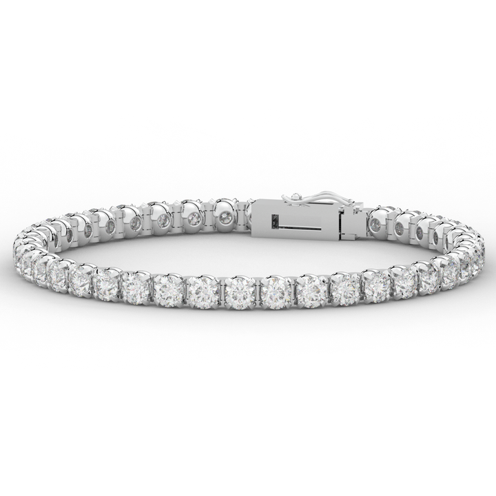 10.50CT.TW ROUND LAB DIAMOND TENNIS BRACELET - Nazarelle