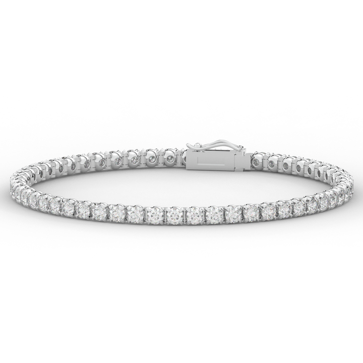 5.30CT.TW ROUND LAB DIAMOND TENNIS BRACELET - Nazarelle