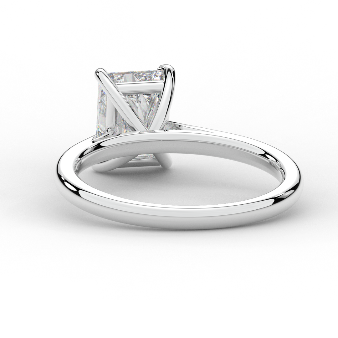 2.00CT RADIANT LAB DIAMOND SOLITAIRE ENGAGEMENT RING