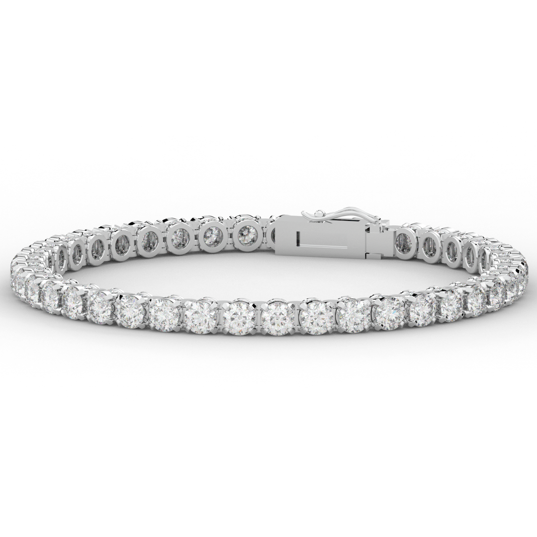 10.50CT.TW ROUND LAB DIAMOND TENNIS BRACELET - Nazarelle