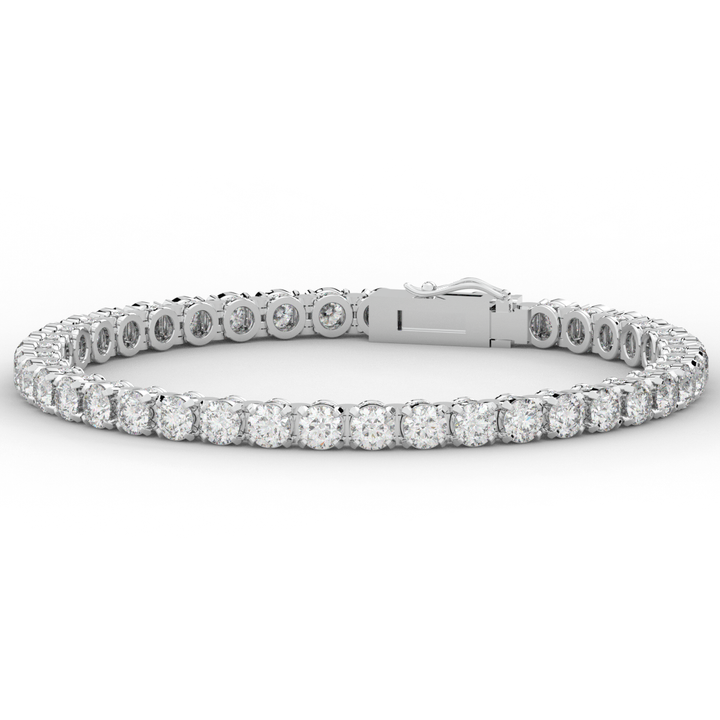 10.50CT.TW ROUND LAB DIAMOND TENNIS BRACELET - Nazarelle