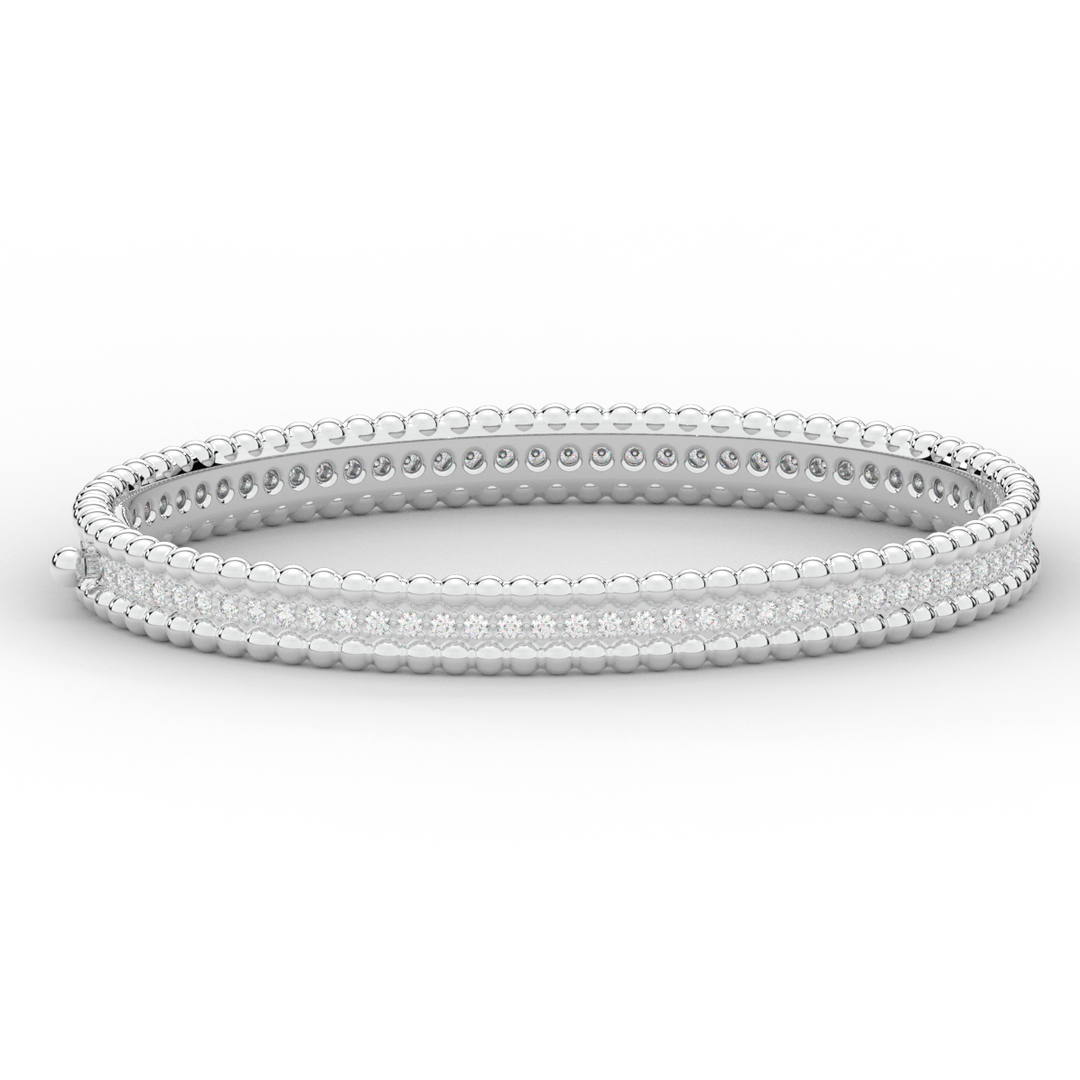 1.20CT.TW ROUND LAB DIAMOND ETERNITY BANGLE