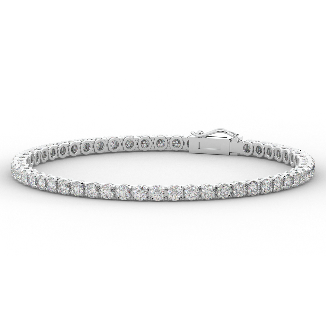 5.75CT.TW ROUND LAB DIAMOND TENNIS BRACELET - Nazarelle