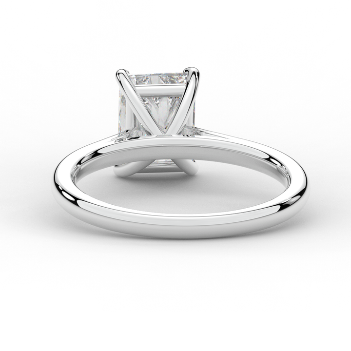 2.00CT RADIANT LAB DIAMOND SOLITAIRE ENGAGEMENT RING