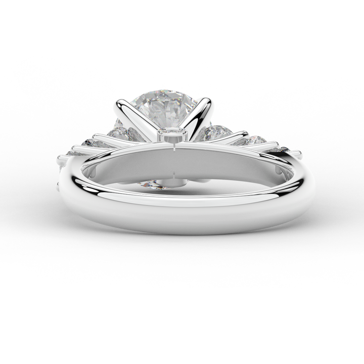 3.00CT.TW ROUND LAB DIAMOND  ENGAGEMENT RING