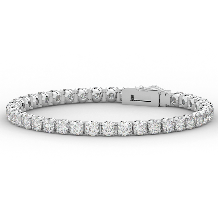 10.50CT.TW ROUND LAB DIAMOND TENNIS BRACELET - Nazarelle